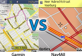 Garmin vs Nav4All