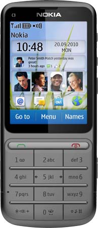 Nokia C3 Touch and Type Phone 